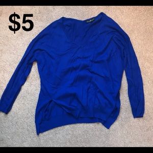 Royal blue Derek Heart sweater